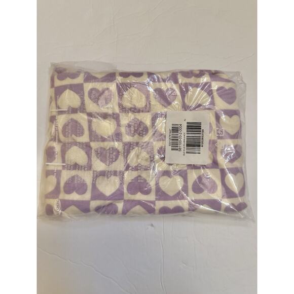 Old Navy Purple Hearts Mock Neck Turtle Neck Long Sleeve Girls Top Size XL 14-16 - Picture 3 of 3